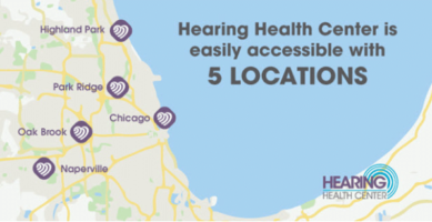 Hearing Health Center Locations Map